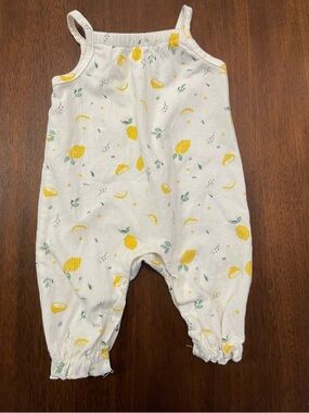 Sterling Baby Lemon Print 6M Lightweight Summer One Piece Romper